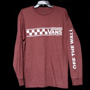 Long sleeve t-shirt, Vans Off The Wall graphic tee L